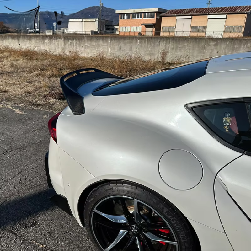 Saiwa Design Style Carbon Fiber Boot Spoiler - Toyota A90 Supra ( 2019 - 2025 )