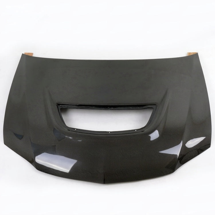 OEM Style Carbon Fiber Hood Single Hood Vent - Mitsubishi Evolution 7 8 9 ( 2001 TO 2007 )