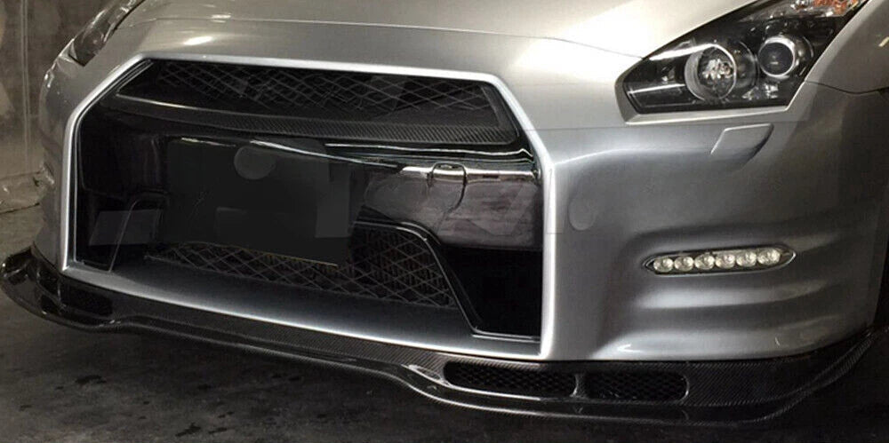 BE Style Carbon Fiber Front Lip – Nissan GT-R R35 (2012 - 2016) DBA