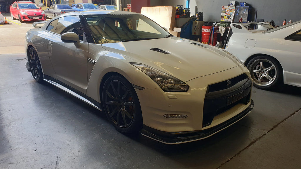 Top Secret Style Carbon Fiber Front Lip – Nissan GT-R R35 (2012 - 2016) DBA