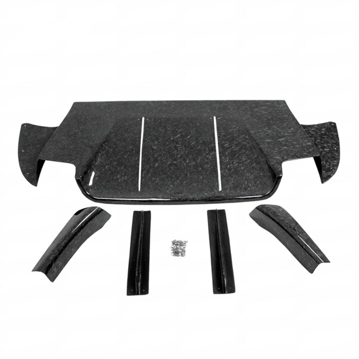 Varis Style Forged Carbon Rear Diffuser - Mitsubishi Evolution 7 8 9 ( 2001 TO 2007 ) CT9A