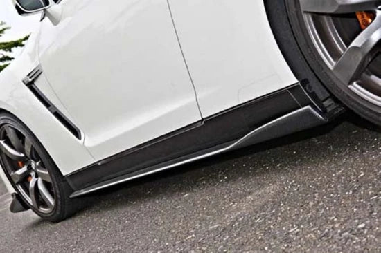 Varis Style Carbon Fiber Side Skirt – Nissan GT-R R35 (2008+) CBA / DBA / 4BA