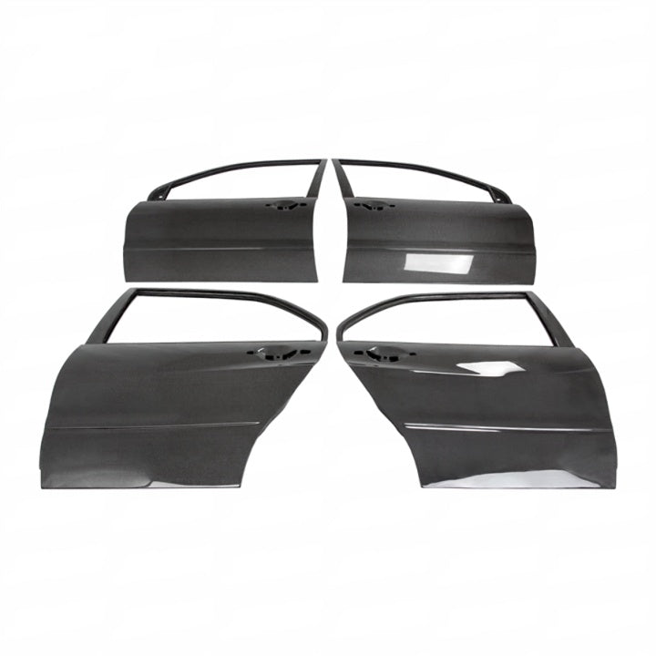 Carbon Fiber Exterior Front & Rear Doors - Mitsubishi Evolution 7 8 9 ( 2001 TO 2007 ) CT9A