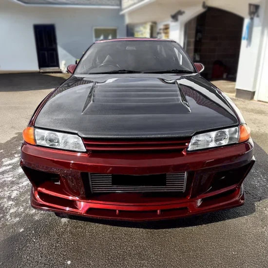 DMAX Style Carbon Fiber Bonnet – Nissan Skyline R32 (1989 - 1994) GT-R