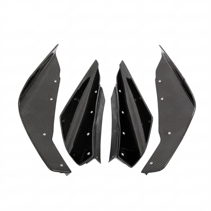 Varis Style Carbon Fiber Front Canards - Mitsubishi Evolution X (2006-2016) CZ4A