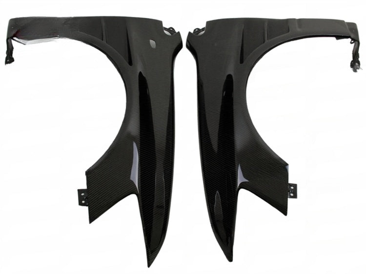 Vent Style Carbon Fiber Front Fender - Mitsubishi Evolution 7 8 9 ( 2001 TO 2007 ) CT9A