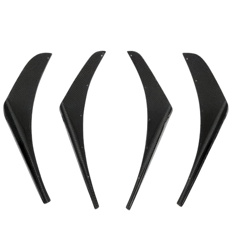 Voltex X Style Carbon Fiber Front Canard - Mitsubishi Evolution 7 8 9 ( 2001 TO 2007 ) CT9A