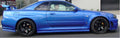 JSK Style Fiber Glass Side Skirt - Nissan Skyline R34 GTR (1999 - 2002)