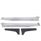 Varis Ultimate Style Half Carbon Fiber Side Skirts - Mitsubishi Evolution X (2007-2016) CZ4A