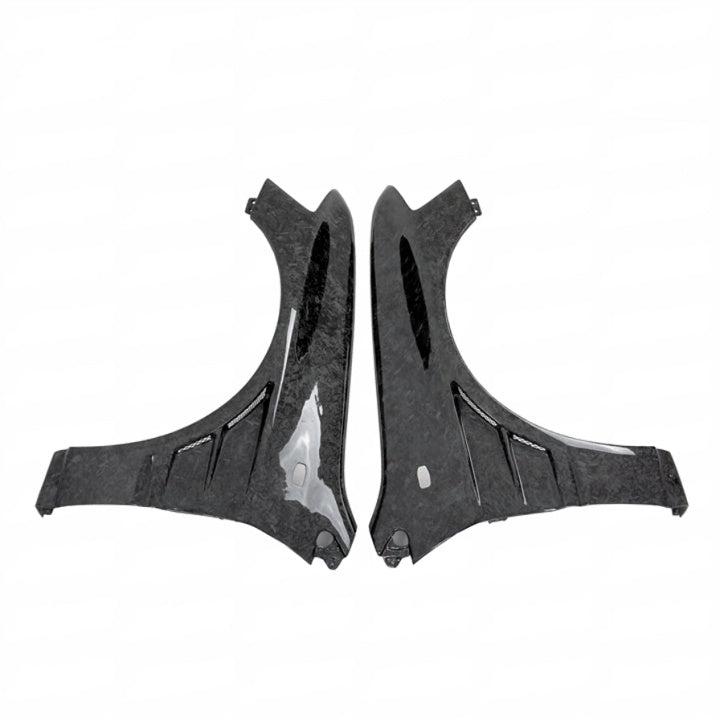 Vent Style Forged Carbon Front Fender - Mitsubishi Evolution 7 8 9 ( 2001 TO 2007 ) CT9A