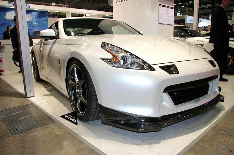 MN Style Carbon Fiber Front Lip - Nissan 370Z ( 2009 - 2012 ) Z34