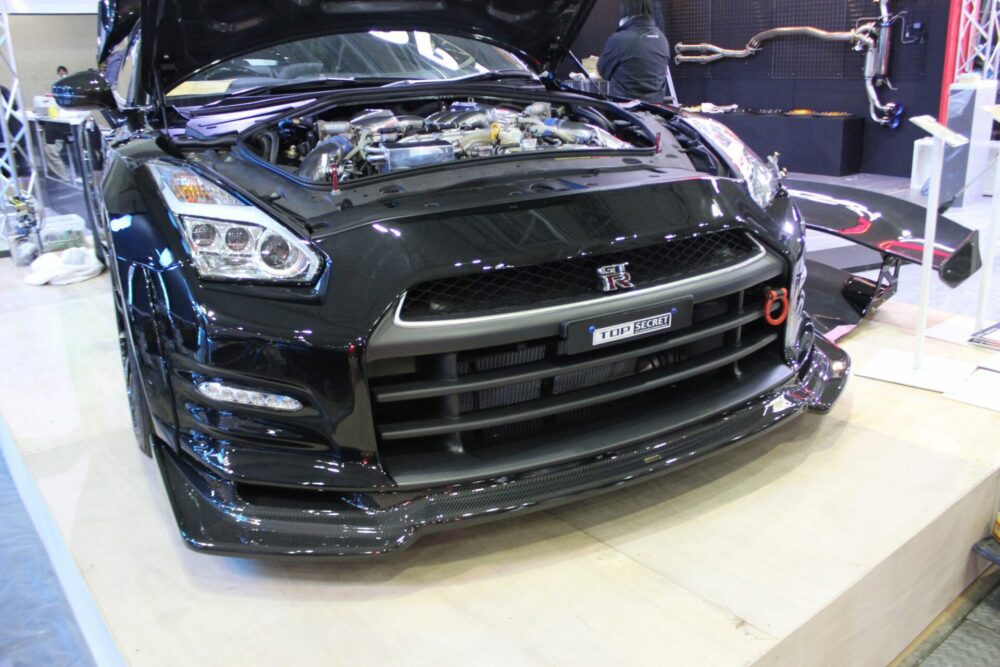 Top Secret Style Forged Carbon Front Bumper & Lip – Nissan GT-R R35 (2008 – 2016 CBA / DBA)