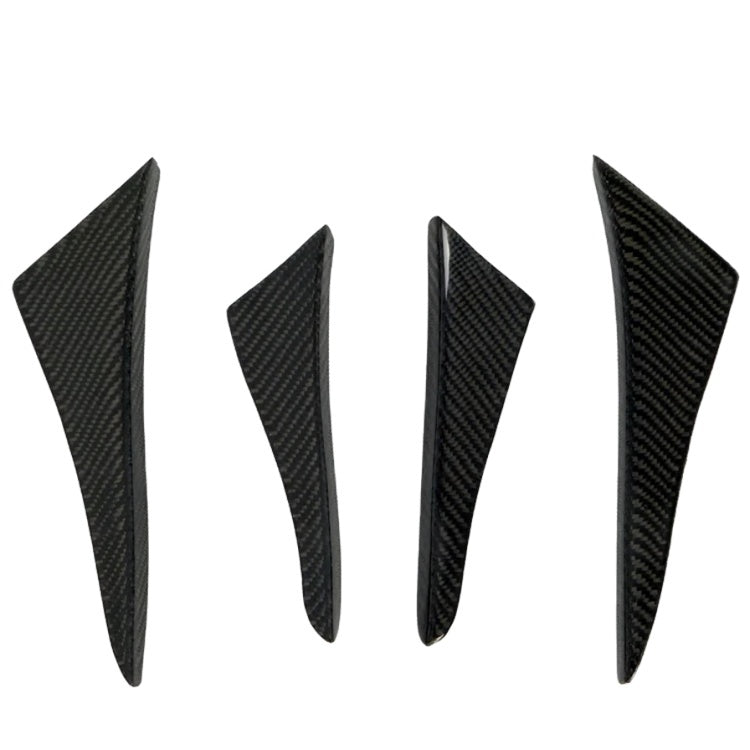 Carbon Fiber Front Canards - Mitsubishi Evolution 7 8 9 ( 2001 TO 2007 ) CT9A