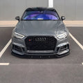 Carbon Fiber Front Lip - Audi A3 S3 Sedan (2017-2020) 8V