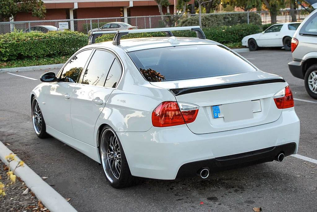 M Tech Style Carbon Fiber Rear Diffuser - BMW 3 Series E90 (2005-2013)