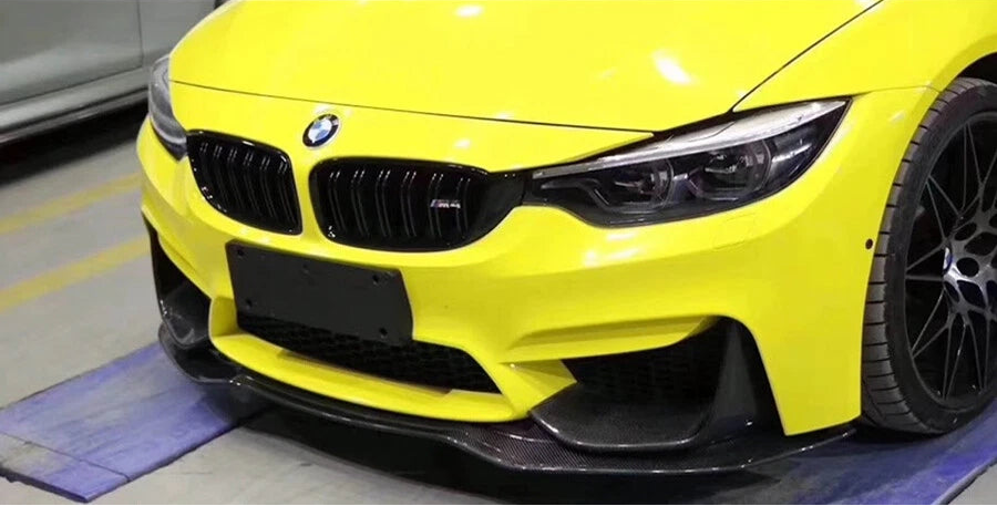 SZCZY Style Carbon Fiber Front Lip - BMW M4 F82 (2014-2020)