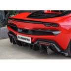 IMP Performance Carbon Fiber Rear Diffuser - Ferrari 296 GTB & GTS (2022-2025)