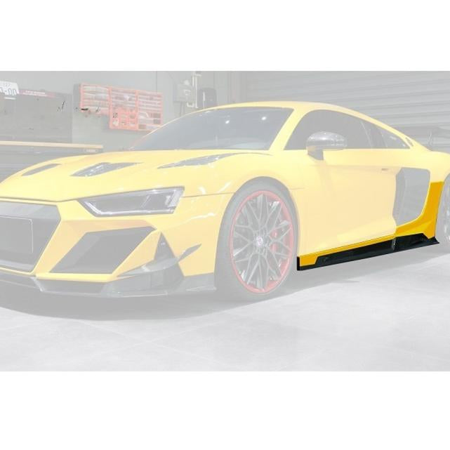 IMP Performance V2 Side Lower Sill with Carbon Fiber Side Skirts - Audi R8 (2016-2022)