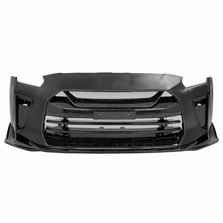 Top Secret Style Forged Carbon Front Bumper & Lip – Nissan GT-R R35 (2008 – 2016 CBA / DBA)