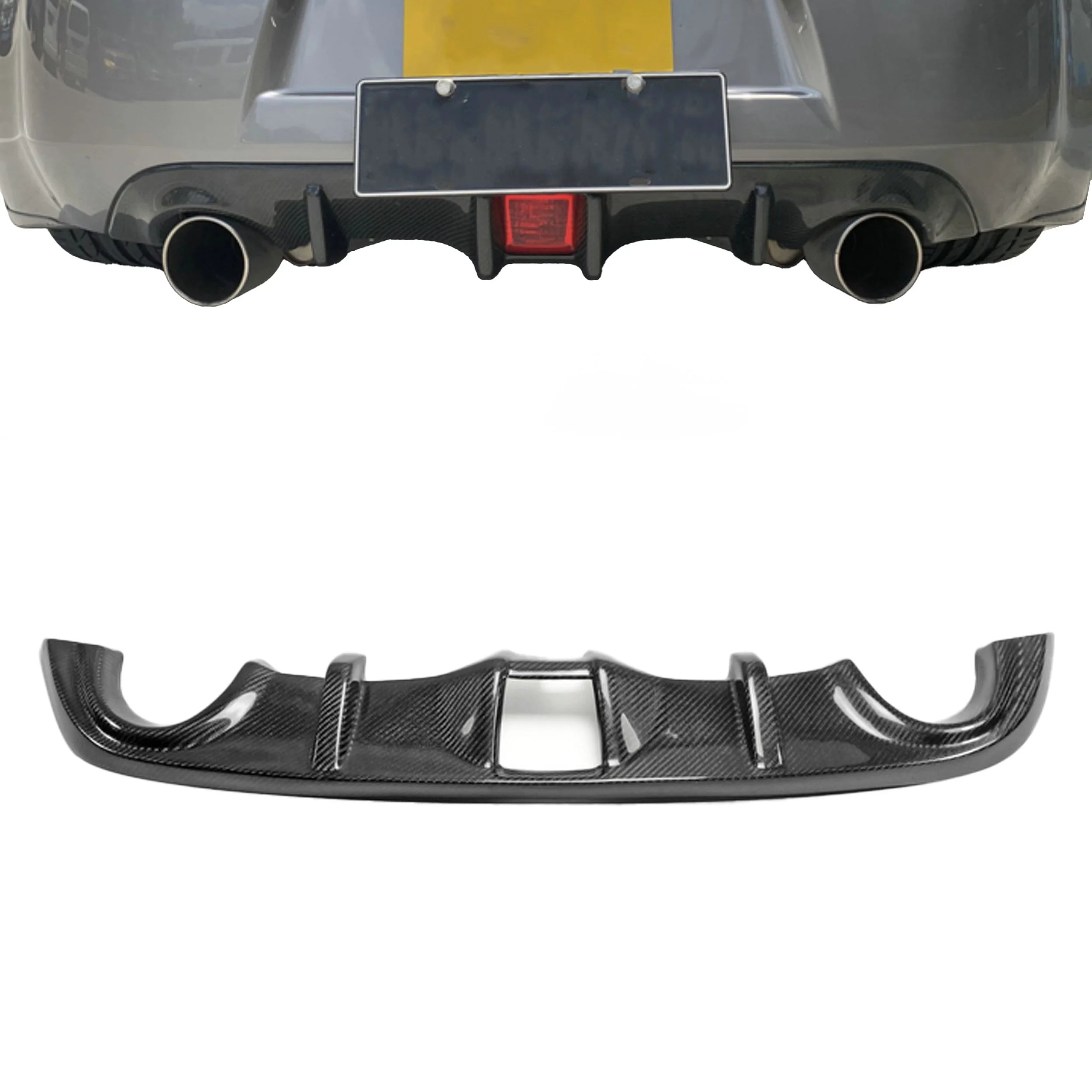 Forged Carbon Rear Diffuser - Nissan 370Z ( 2009 - 2020 ) Z34