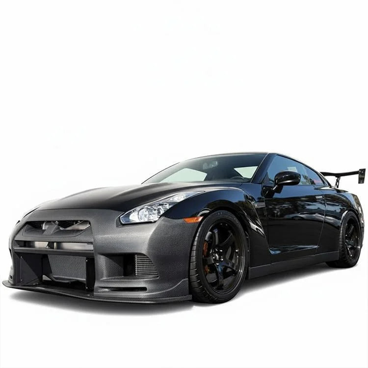 T Racing Style Carbon Fiber Front Bumper – Nissan GT-R R35 (2008 - 2016) CBA / DBA