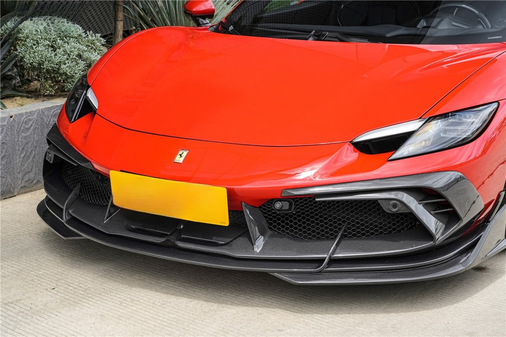 IMP Performance Carbon Fiber Front Lip - Ferrari 296 GTB & GTS (2022-2025)