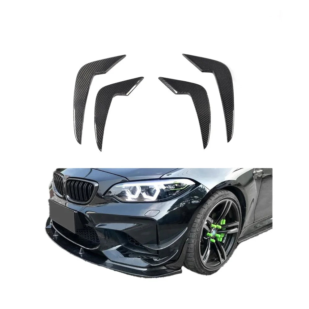 Carbon Fiber Front Canards - BMW F87 M2 (2016-2017)