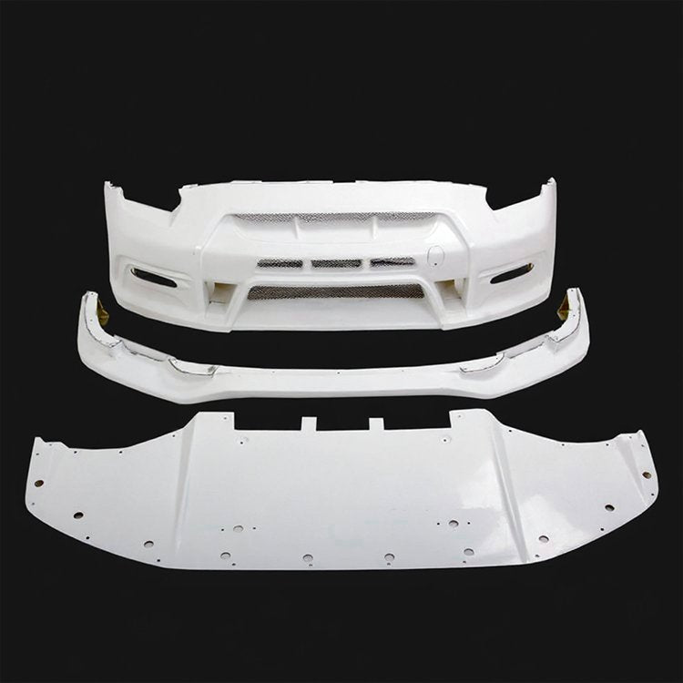 Varis Wide Style Front Bumper & Lip – Nissan GT-R R35 (2008 – 2016 CBA / DBA)