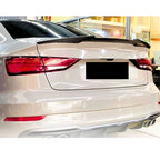 CA Style Carbon Fiber Lip Spoiler - Audi A3 S3 RS3 Sedan (2013-2020) 8V
