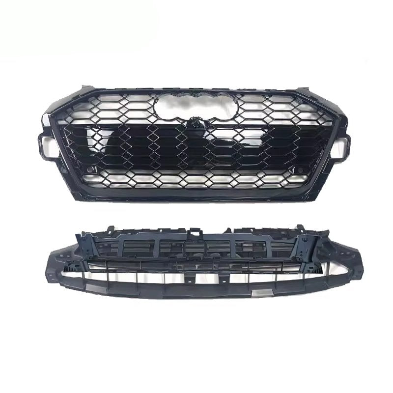 RS4 Style Honeycomb Grill - Audi A4 S4 RS4 Sedan Hatchback (2020-2025) B9.5