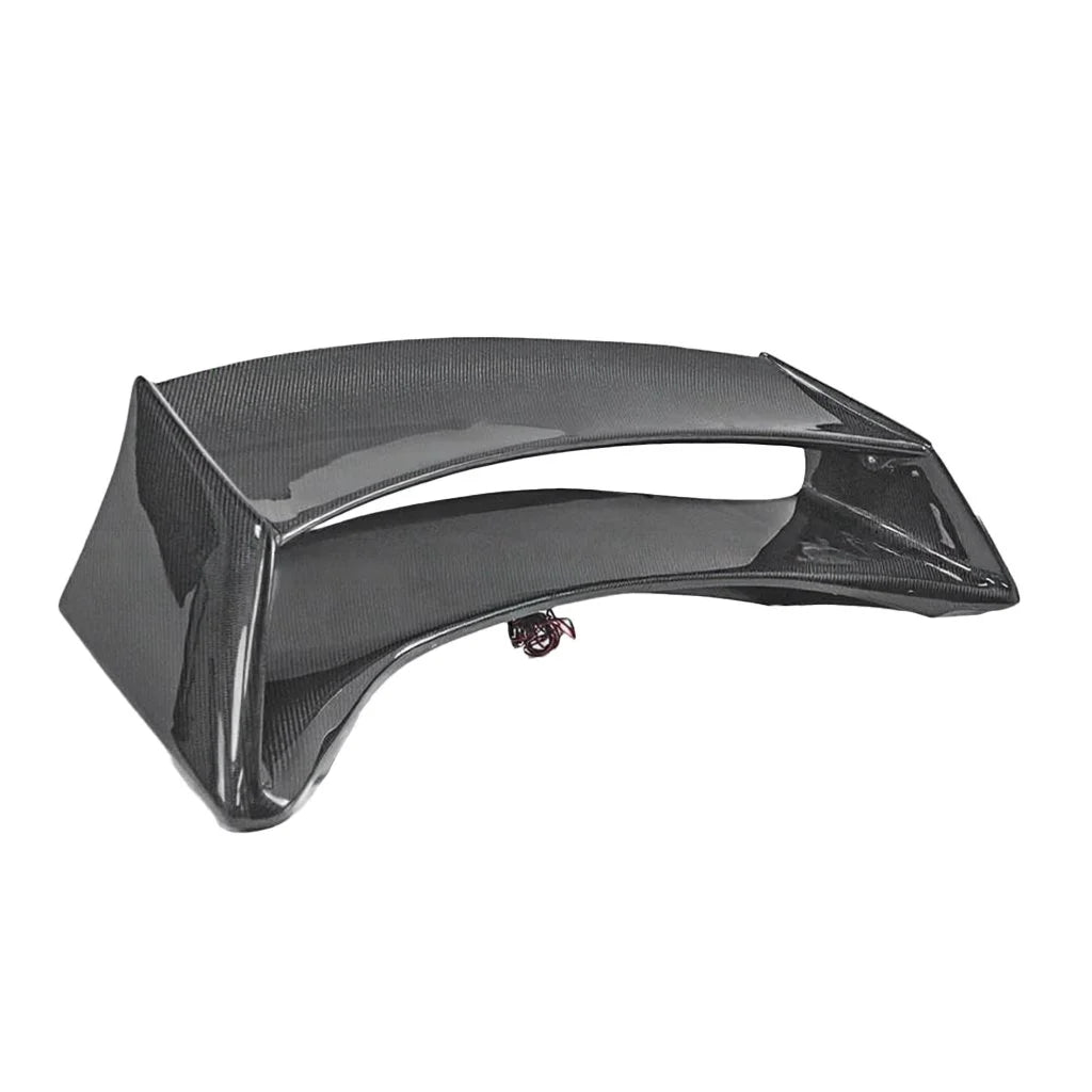 Carbon Fiber Spoiler w Adjustable Blade & Brake Light - Nissan 370Z (2009 - 2020) Z34