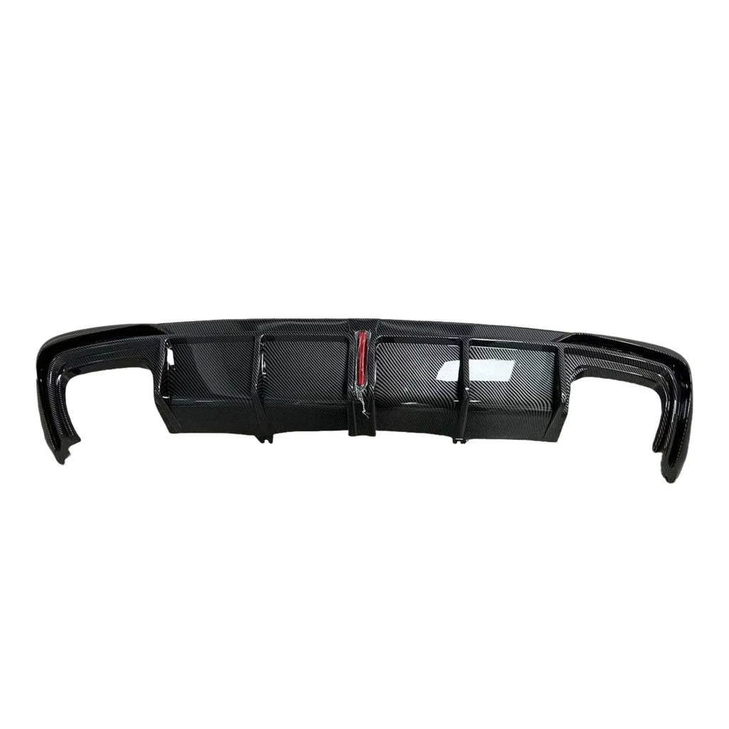 Carbon Fiber Rear Diffuser w/ Brake Light - Audi A4 S4 RS4 Sedan (2020-2025) B9.5