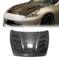 Amuse Style Vented Carbon Fiber Bonnet - Nissan 370Z ( 2009 - 2020 ) Z34
