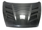 Amuse Style Vented Carbon Fiber Bonnet - Nissan 370Z ( 2009 - 2020 ) Z34