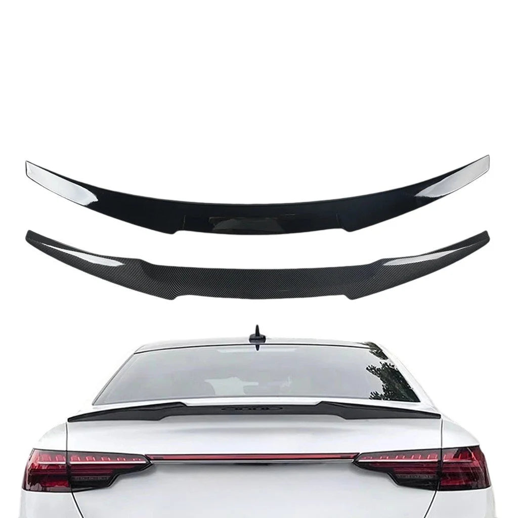 M4 Style Carbon Fiber Lip Spoiler - Audi A4 S4 RS4 Sedan (2015-2020) B9