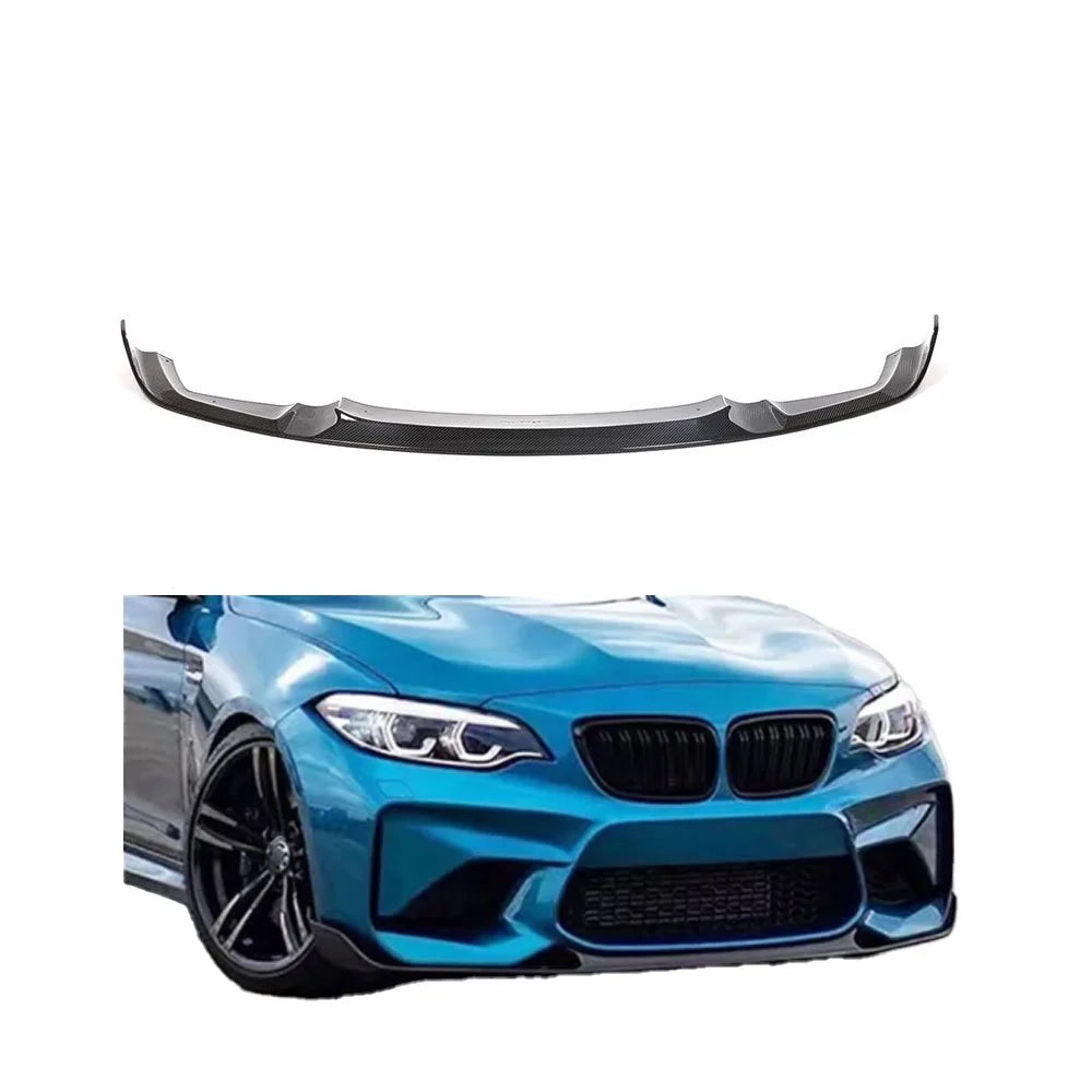 Carbon Fiber Front Lip V2 - BMW M2 F87 (2016-2017)