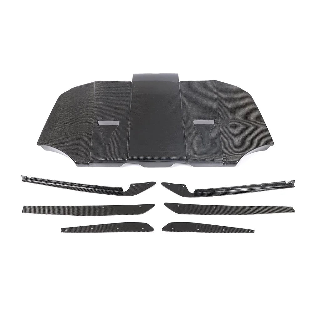 Racing Style Carbon Fiber Rear Diffuser - BMW M3 E92 (2006-2013) PRE-LCI & LCI