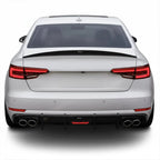 Aggressive Carbon Fiber Rear Diffuser w/ Brake Light - Audi A4 S4 Sedan (2015-2020) B9