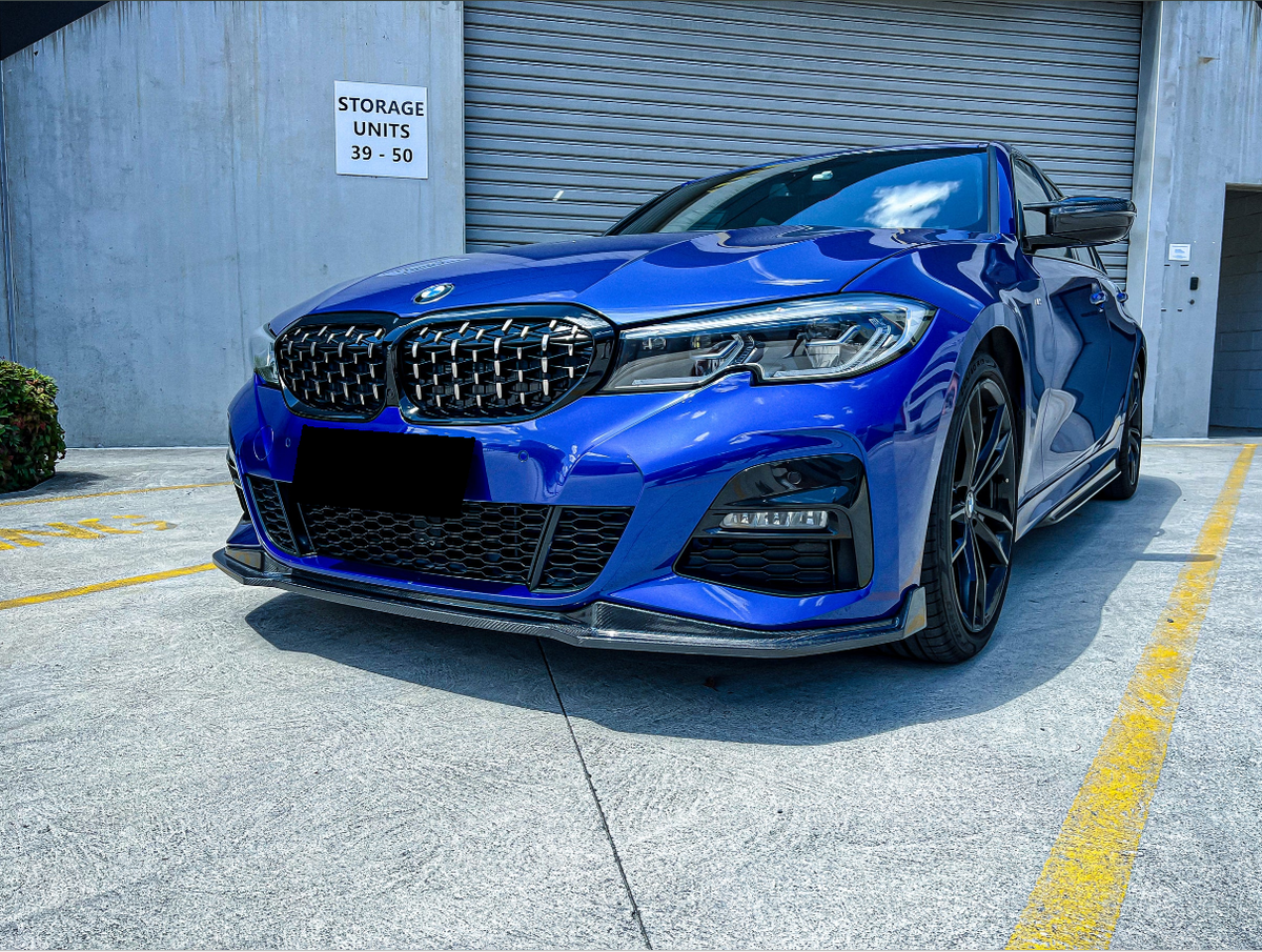 JC Style Carbon Fiber Front Lip - BMW 3 Series G20 (2018+)