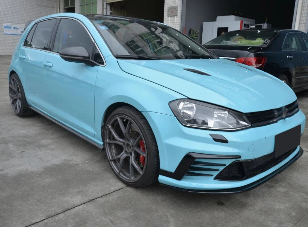 Carbon Fiber Side Skirt - Volkswagen MK7 Golf R / R LINE  ( 2013 – 2017 )