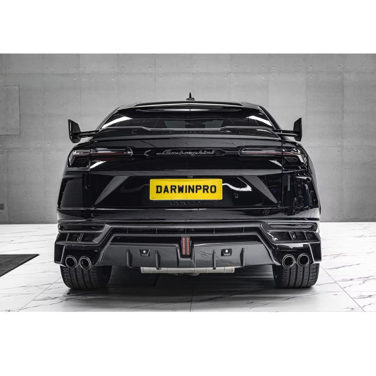 IMP Performance Carbon Fiber Rear Diffuser with Brake Light - Lamborghini Urus (2018-2022)