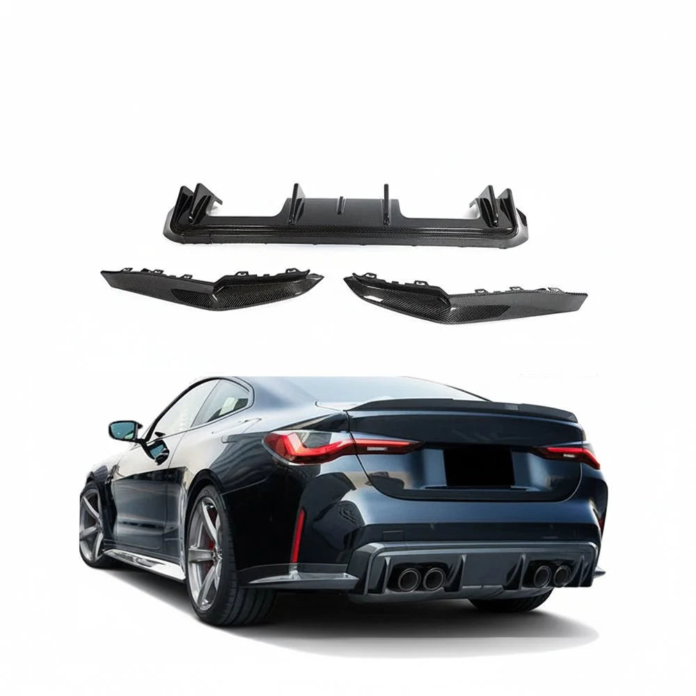 SZCZY Style Carbon Fiber Front Lip - BMW M4 F82 (2014-2020)