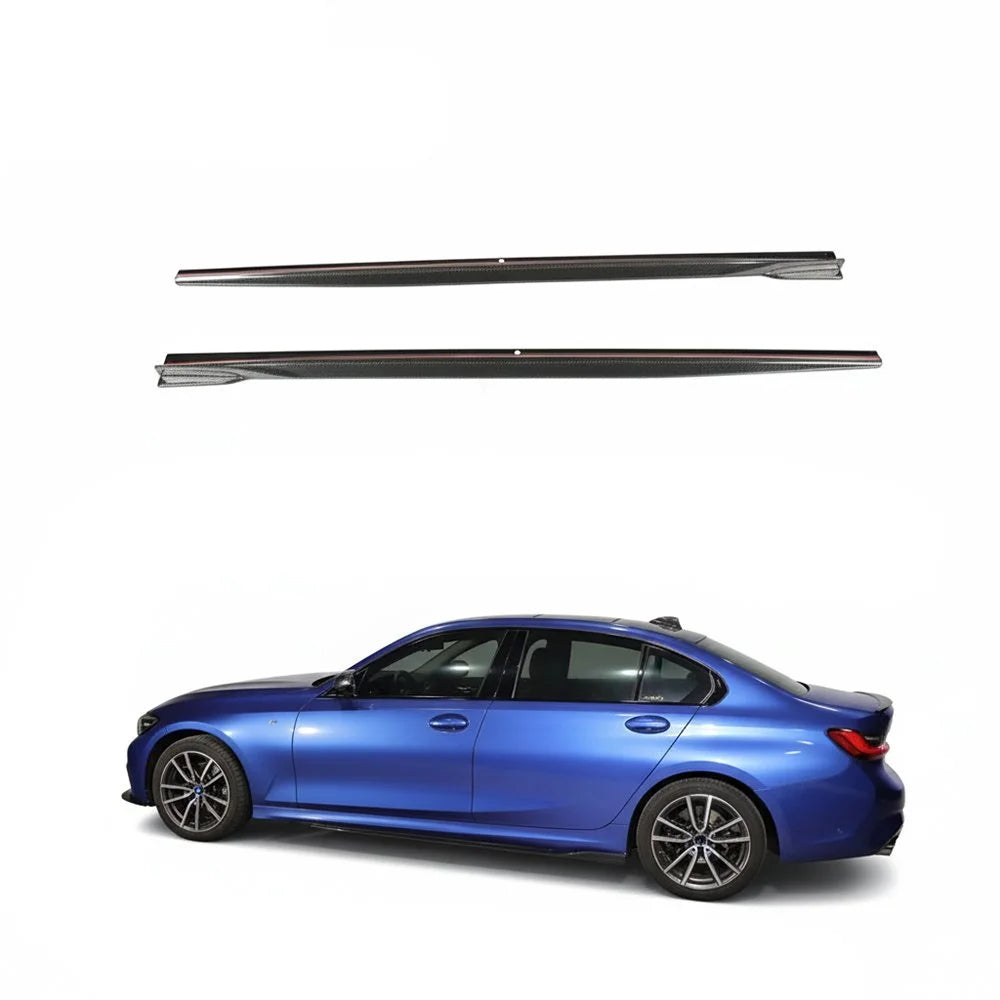 Carbon Fiber Side Skirts V2 - BMW 3 Series G20 (2018+)