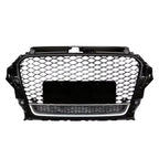 RS3 Style Honeycomb Grill - Audi A3 S3 Sedan  Hatchback ( 2013 - 2016 )  8V