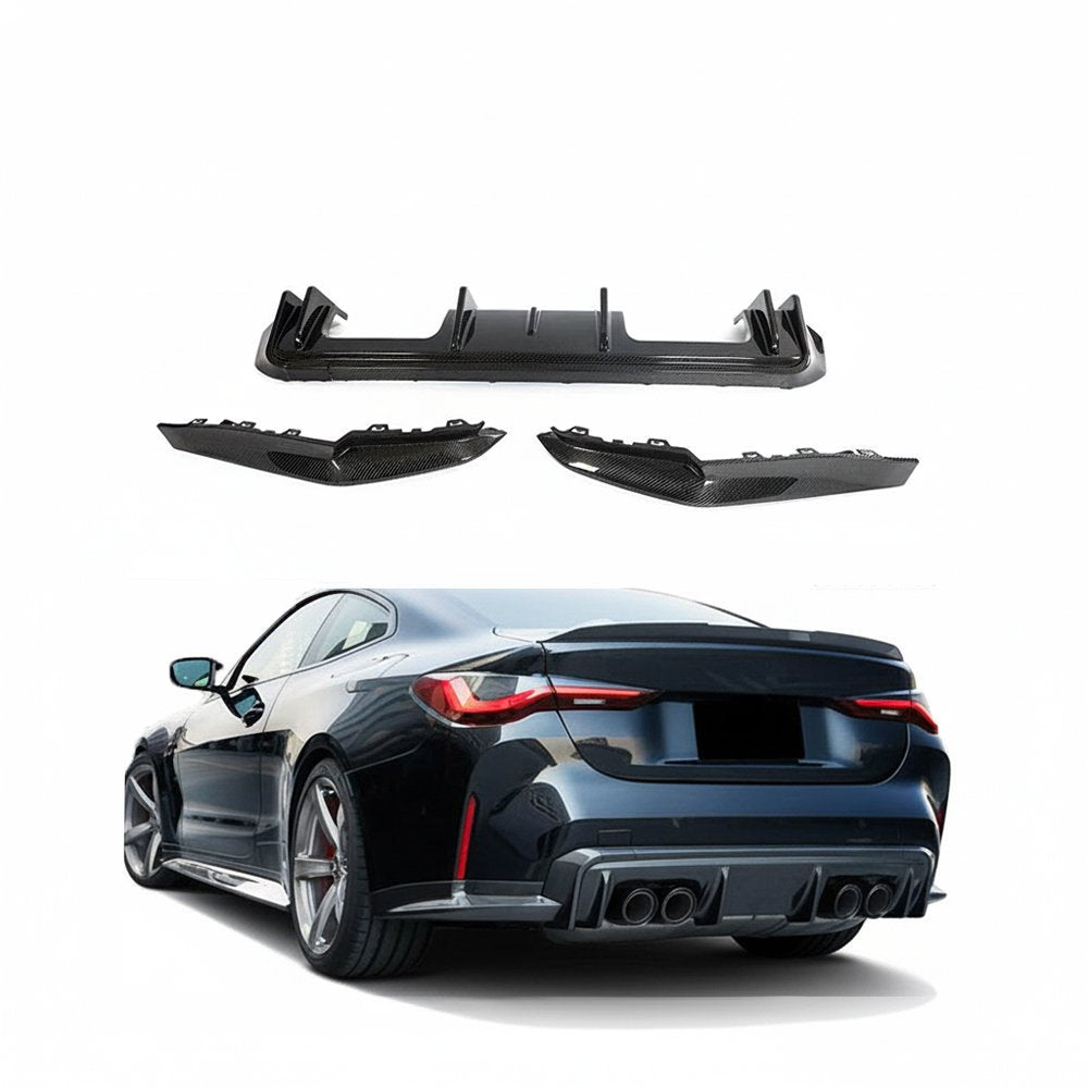 SZCZY Style Carbon Fiber Front Lip - BMW M4 F82 (2014-2020)