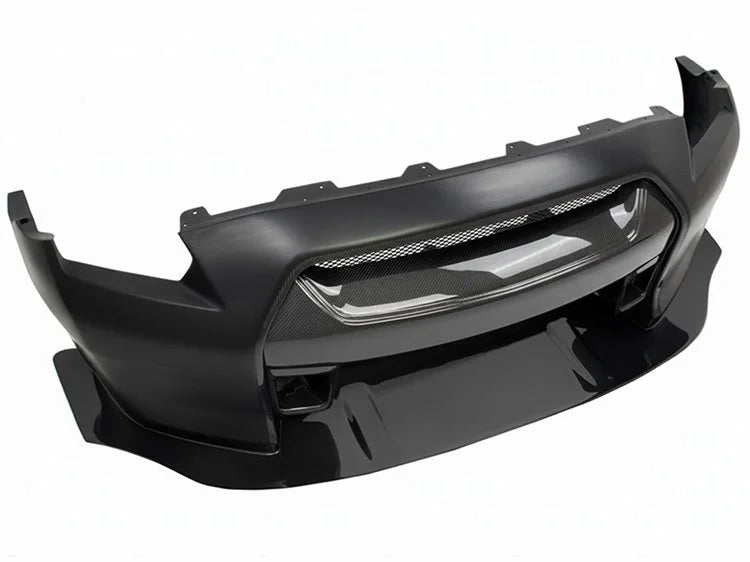 Liberty Walk Style Half Carbon Fiber Front Bumper – Nissan GT-R R35 (2008 - 2016) CBA / DBA