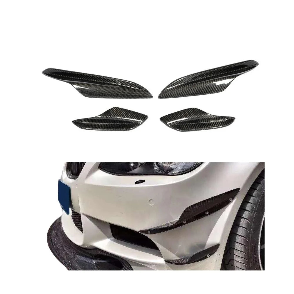 JC Style Carbon Fiber Front Canards - BMW 3 Series E90 (2005-2013)