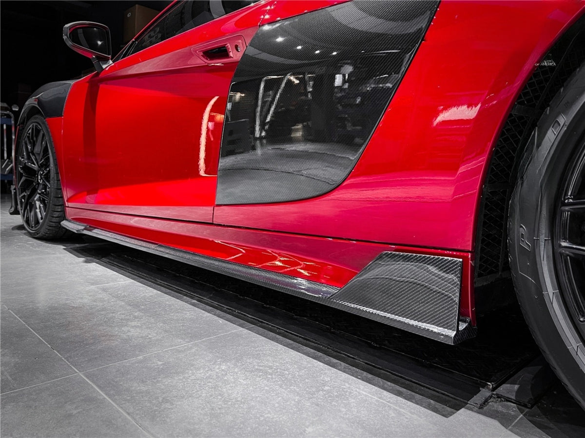 IMP Performance V1 Carbon Fiber Side Skirts - Audi R8 (2016-2022)