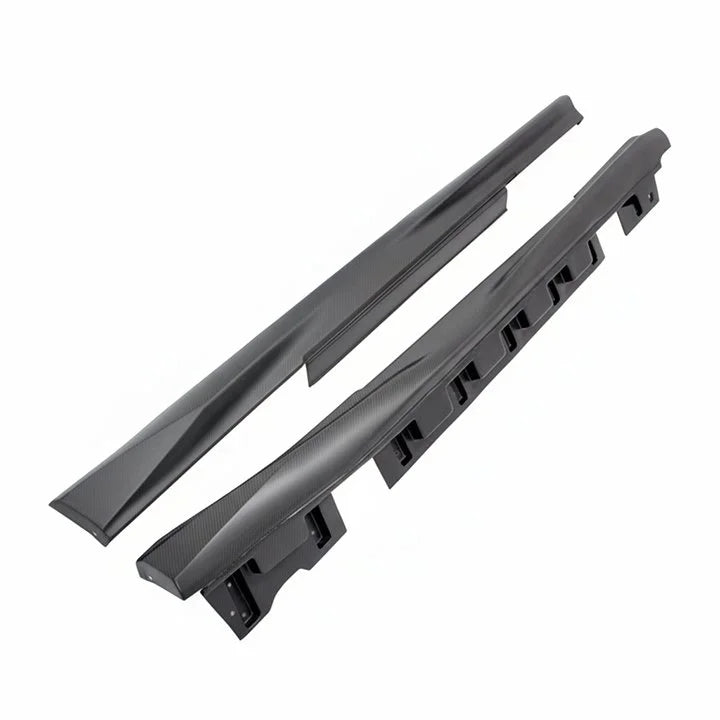 OEM Style Matte Carbon Fiber Side Skirts – Nissan GT-R R35 (2016+) 4BA