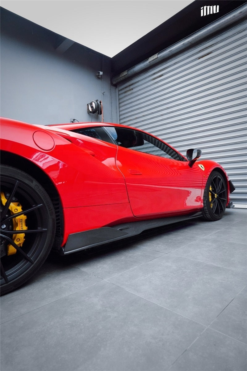 IMP Performance Carbon Fiber Side Skirts - Ferrari 488 GTB & SPYDER (2015-2020)